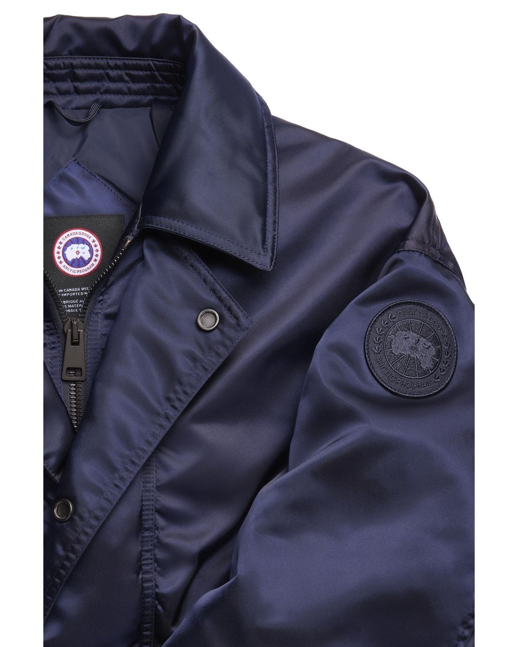 Canada Goose Black Seguin Aviator Bomber for men