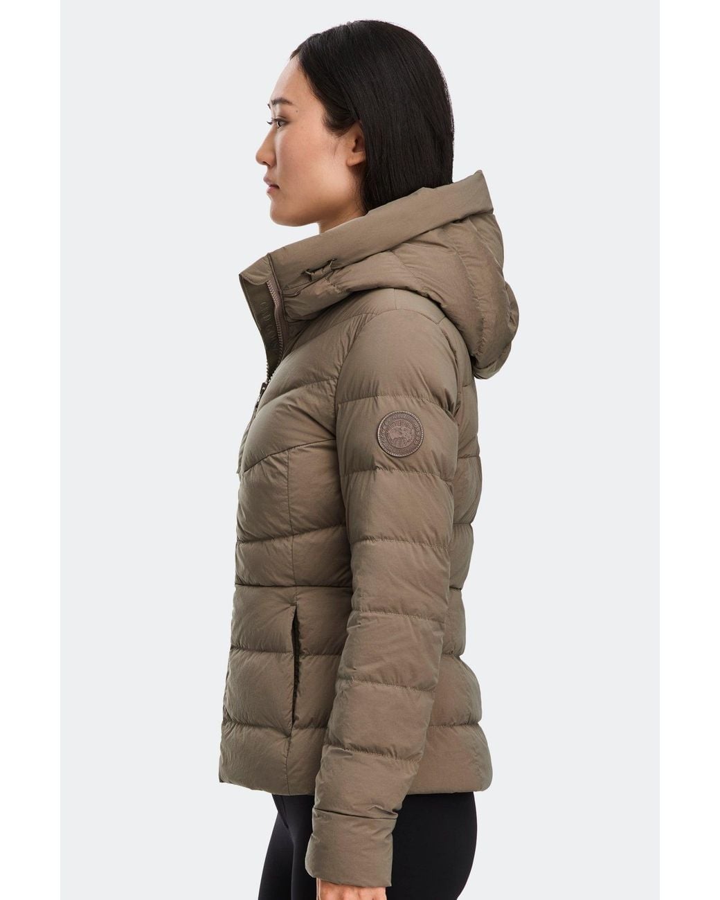 Canada Goose Brown Clair Jacket Tonal Disc