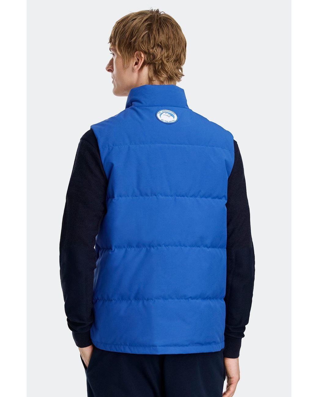 Canada Goose Blue Freestyle Crew Pbi Vest for men