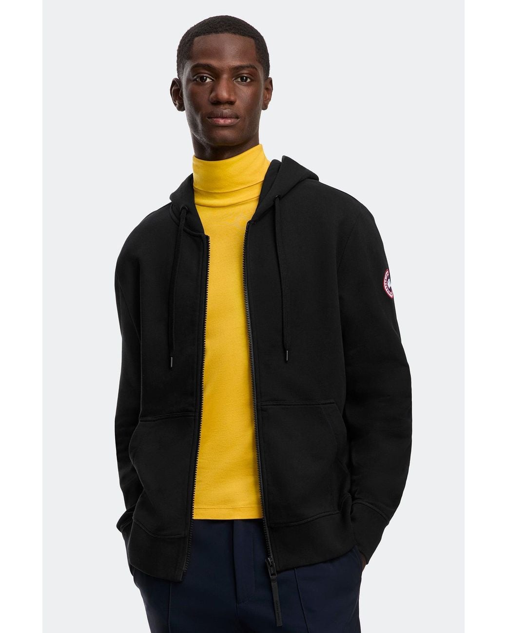 Canada Goose Blue Huron Full Zip Hoodie for men