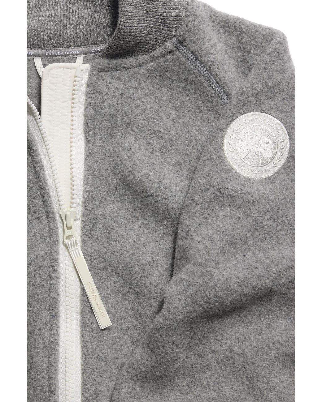 Canada Goose Black Sierra Fleece Bomber Disc