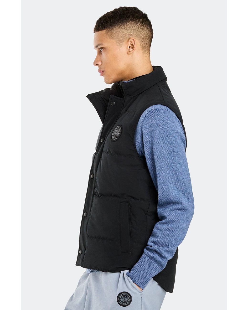 Canada Goose Black Garson Vest Disc for men