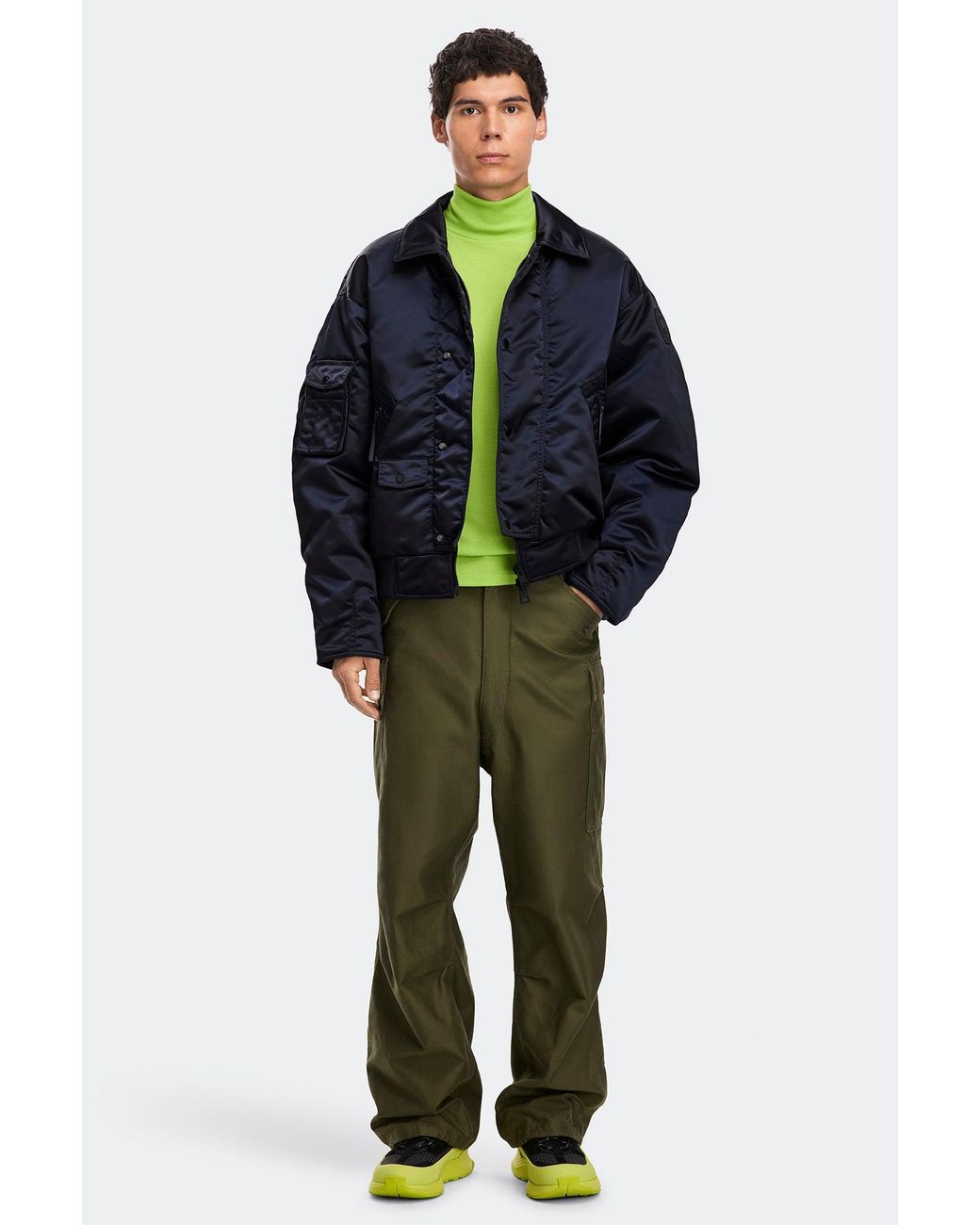 Canada Goose Black Seguin Aviator Bomber for men