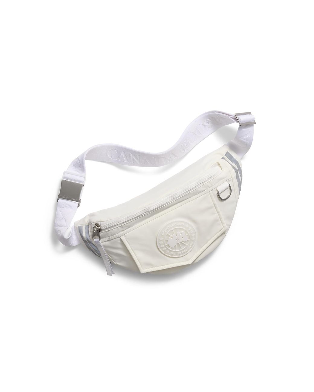 Canada Goose White Performance Satin Waist Pack