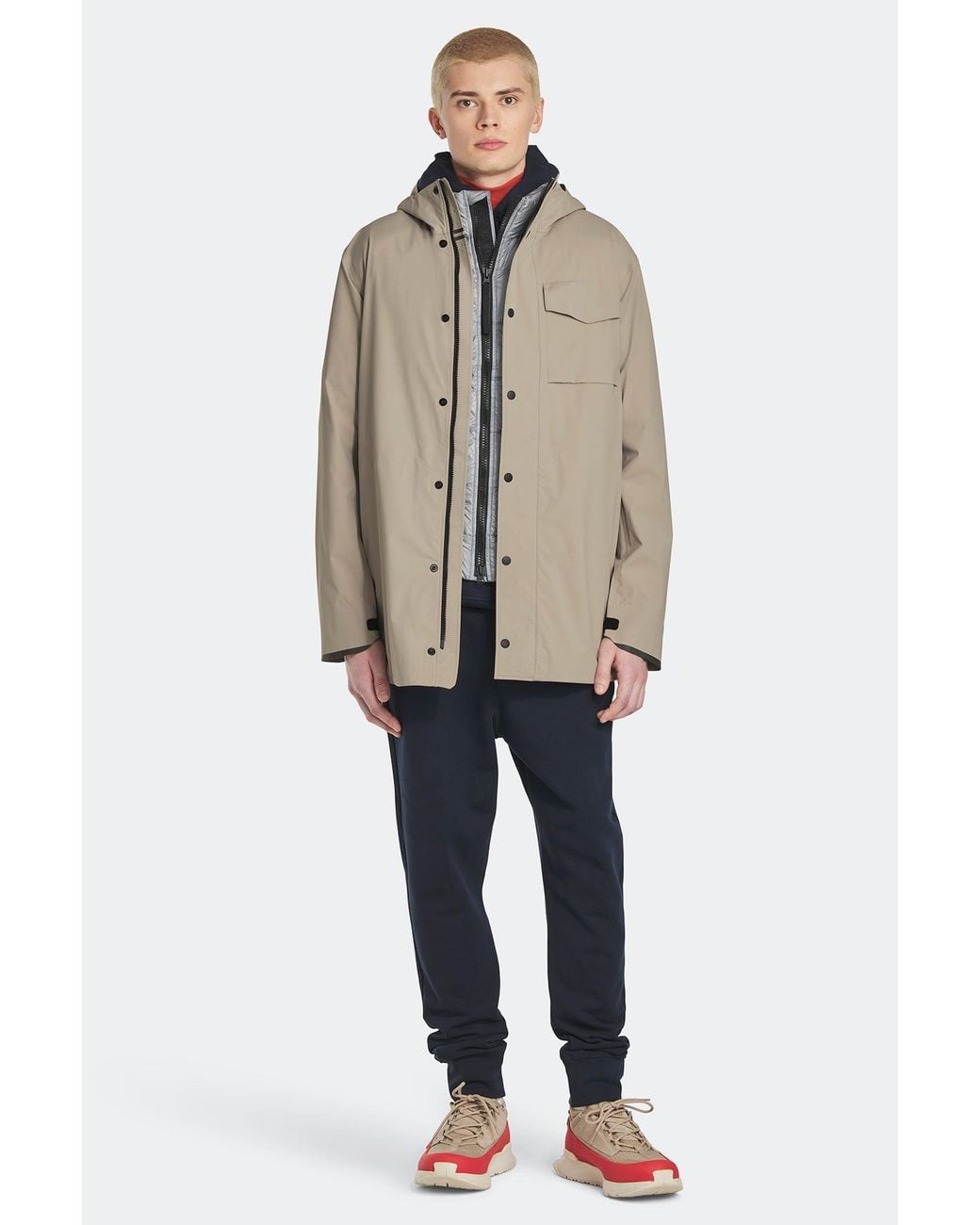 Canada Goose Natural Nanaimo Rain Jacket Disc for men