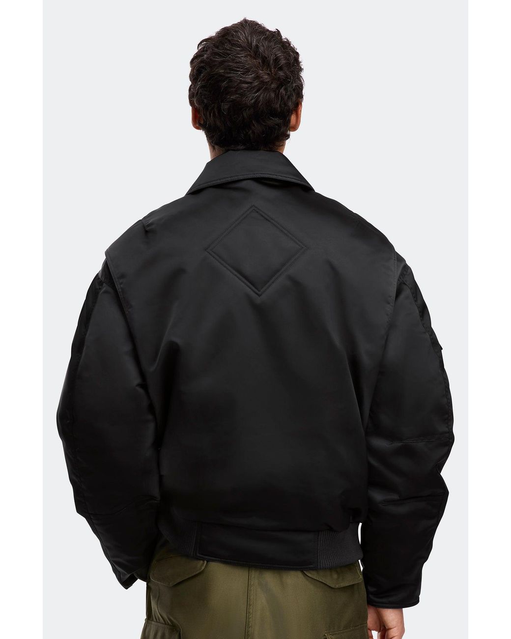 Canada Goose Black Seguin Aviator Bomber for men
