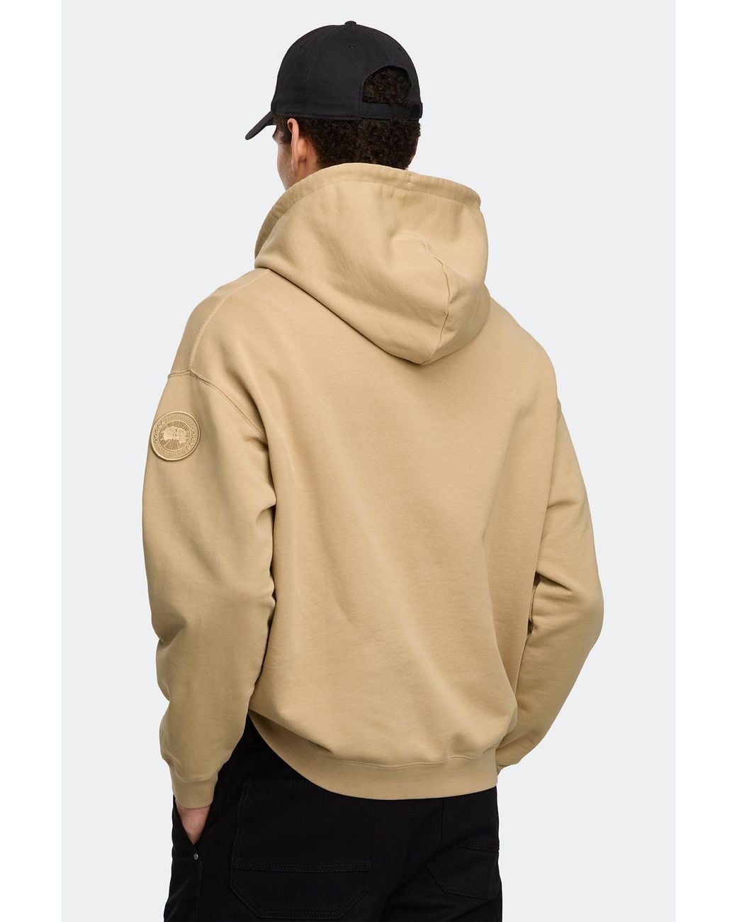 Canada Goose Natural Rove Hoodie Tonal Disc for men