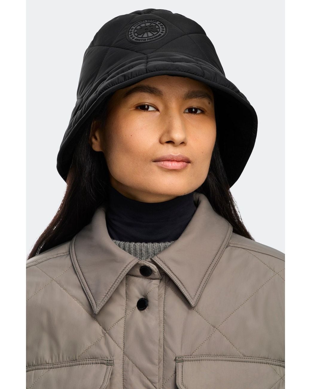 Canada Goose Black Puffer Reversible Bucket Hat