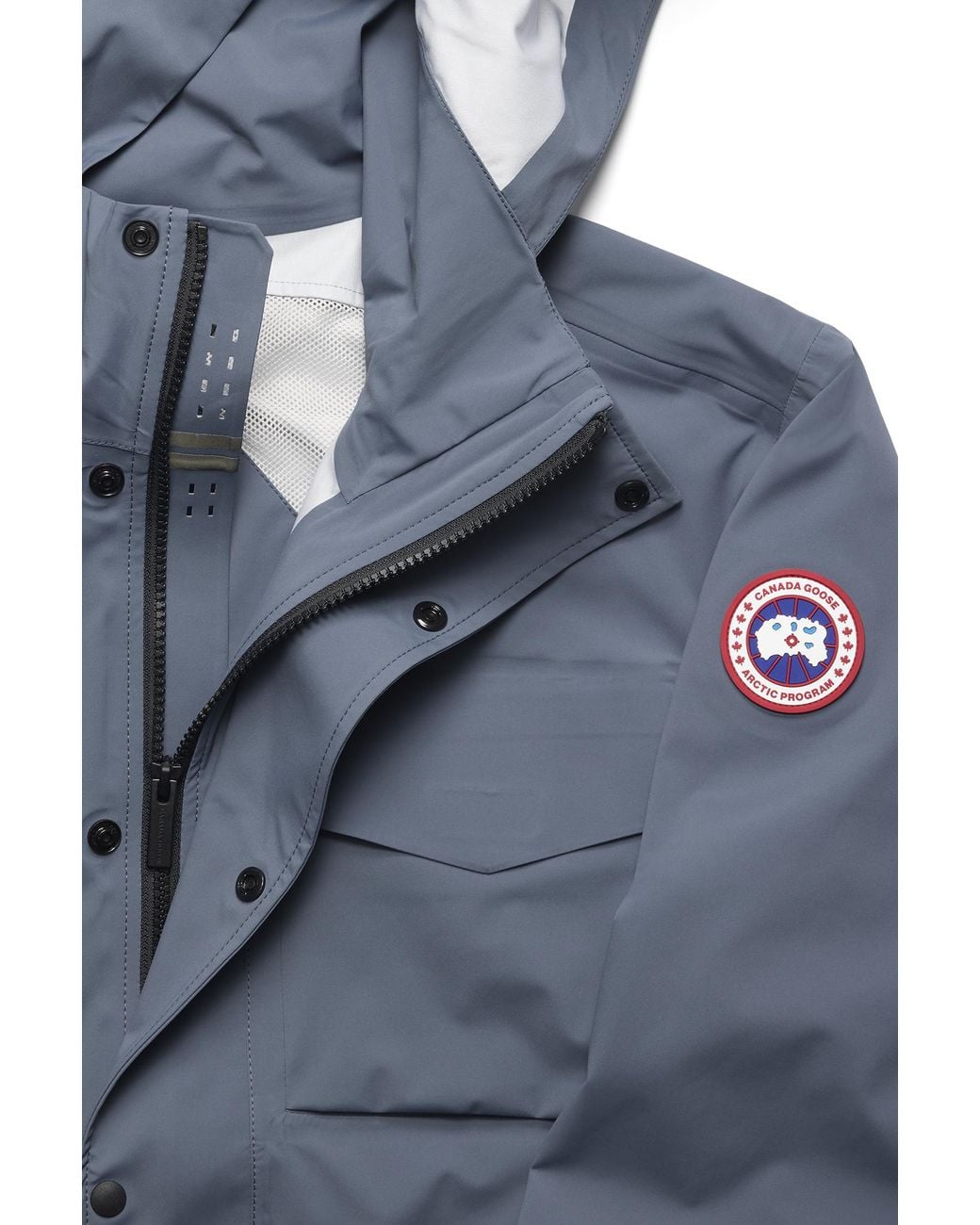 Canada Goose Blue Nanaimo Rain Jacket for men