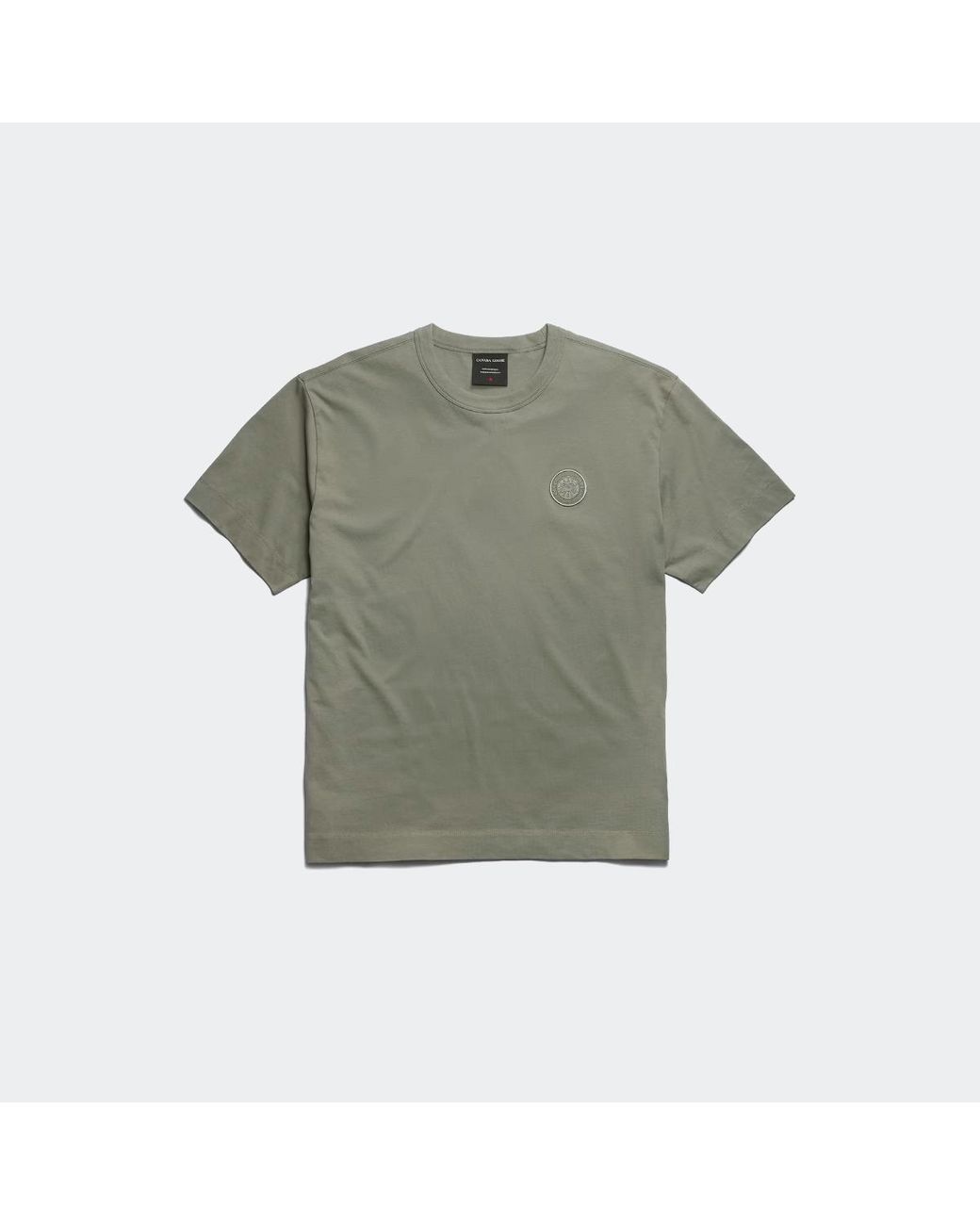 Canada Goose Green Gladstone Embroidered Relaxed T-Shirt for men