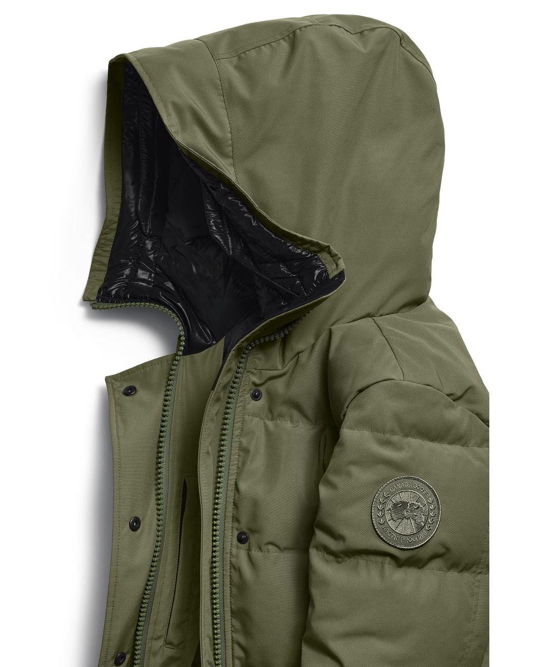 Canada Goose Green Shelburne Parka Tonal Disc