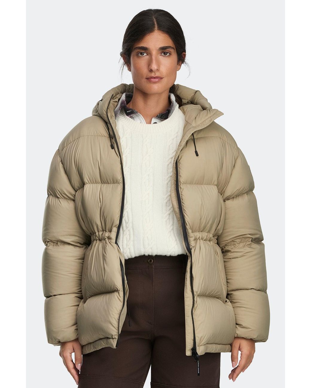 Canada Goose Natural Fallon Puffer Coat
