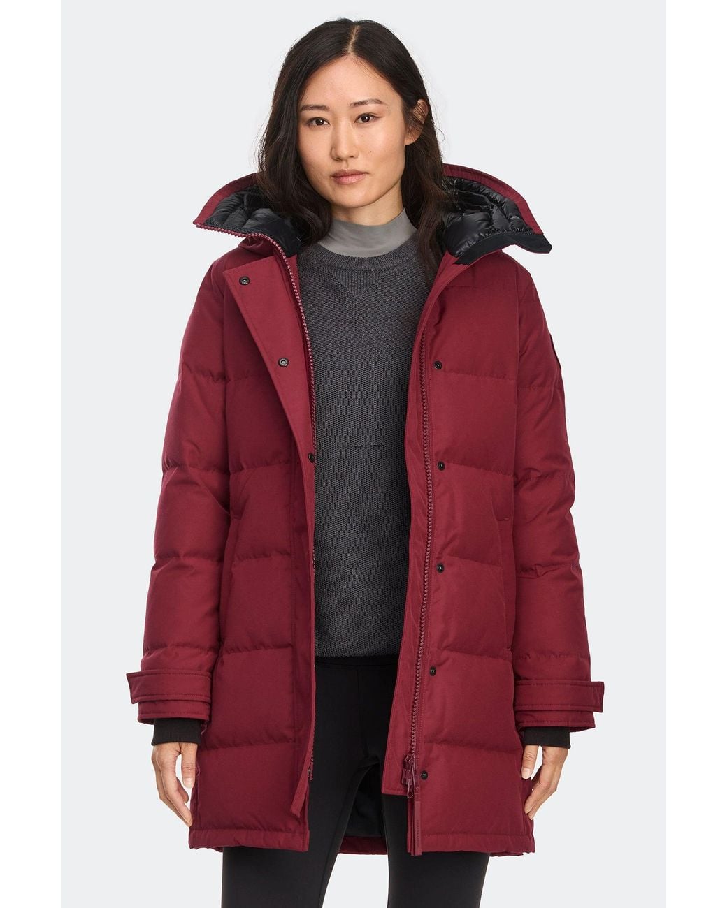 Canada Goose Red Shelburne Parka Tonal Disc