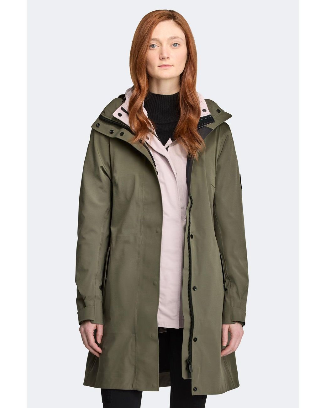 Canada Goose Green Cardero Rain Jacket Disc