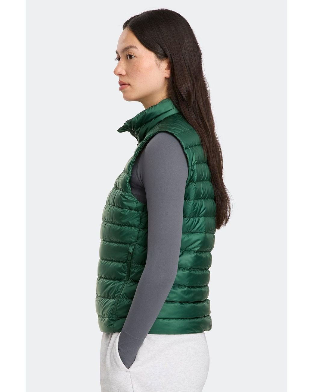 Canada Goose Green Aethera Vest Tonal Disc