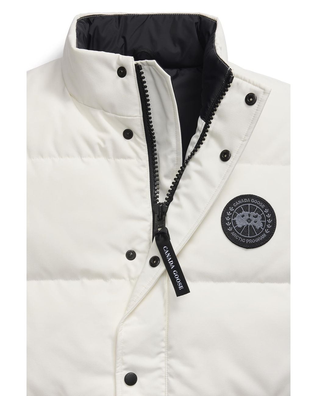 Canada Goose Black Freestyle Crew Vest Disc for men