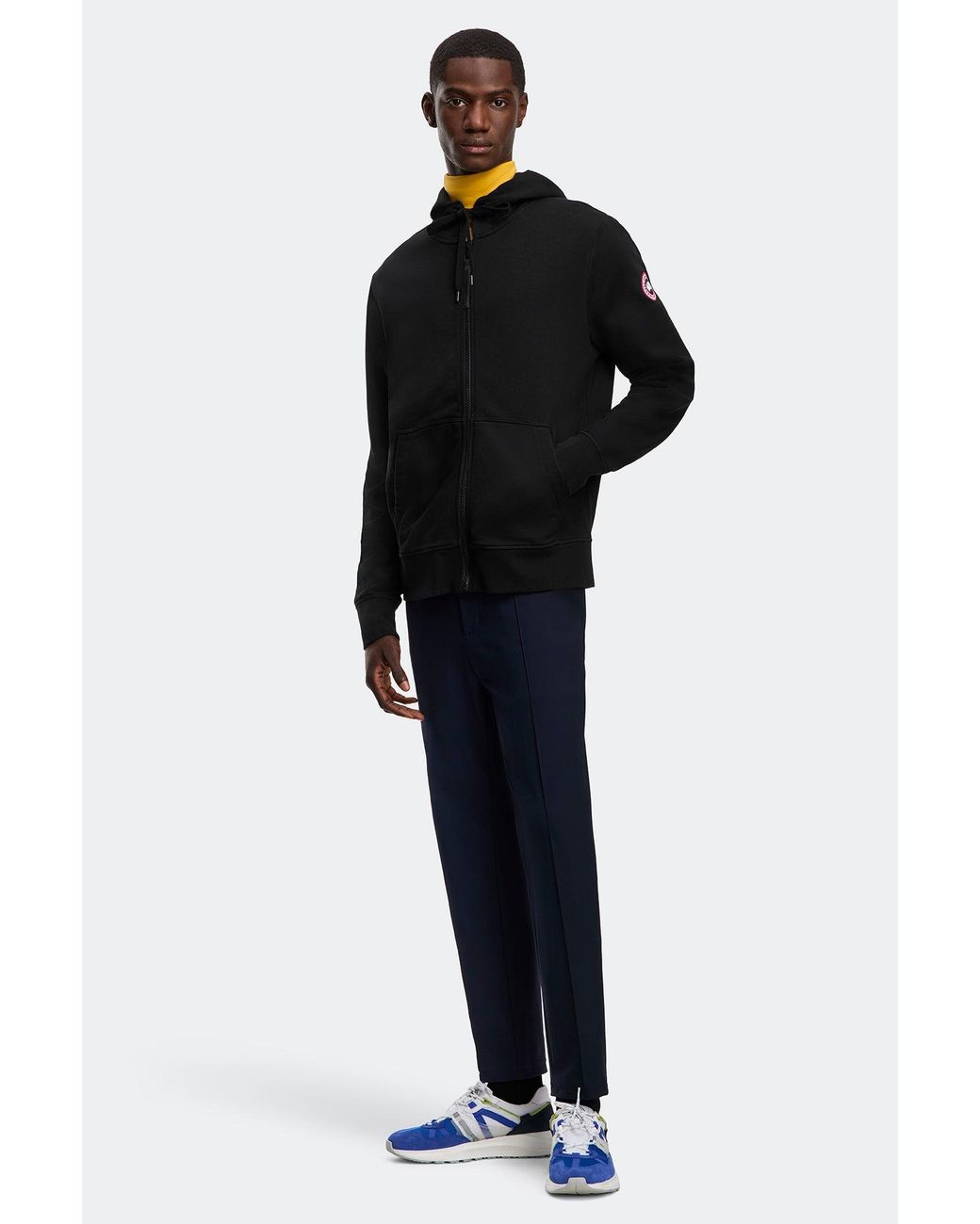 Canada Goose Blue Huron Full Zip Hoodie for men
