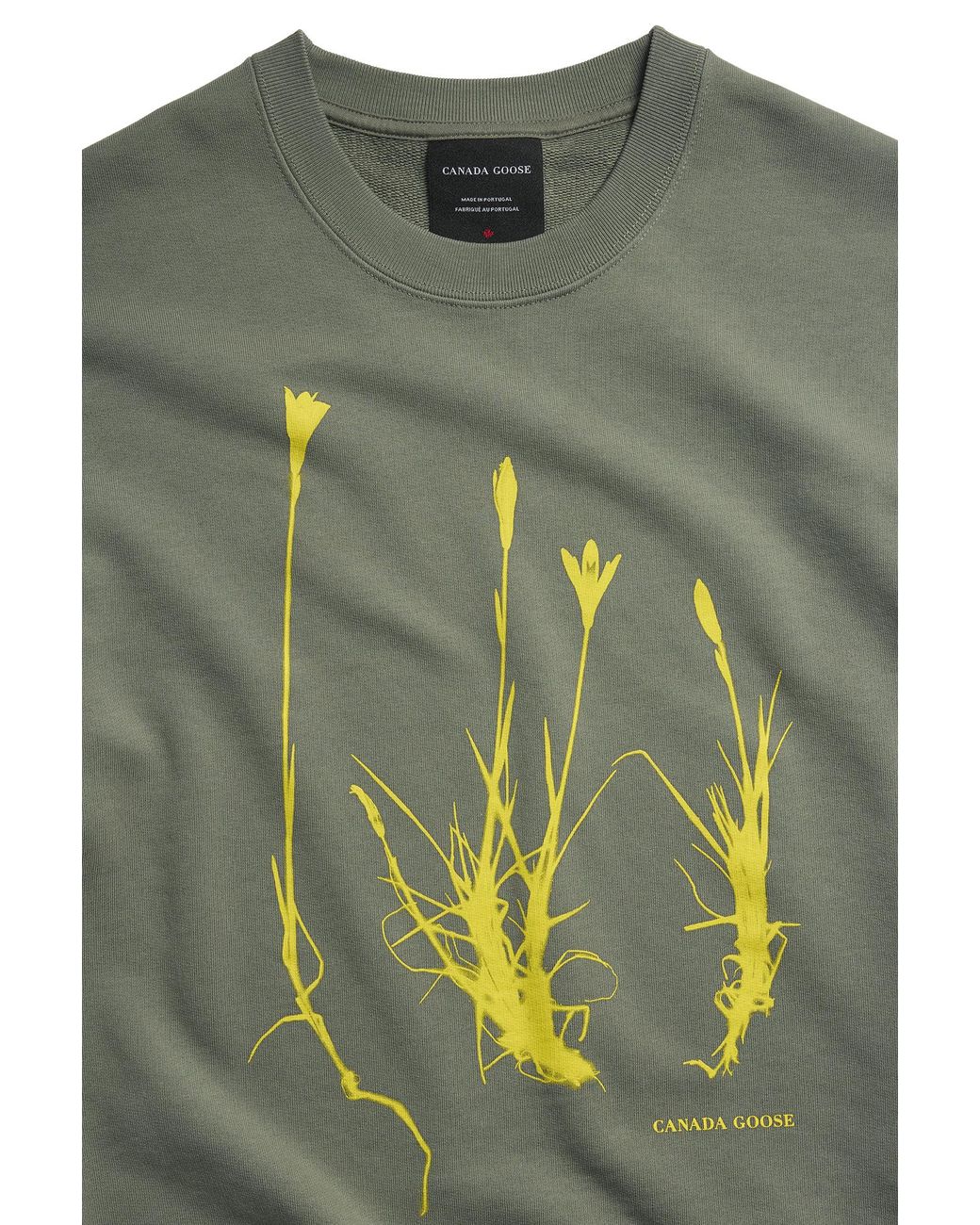 Canada Goose Green Wander Flower Sweatshirt