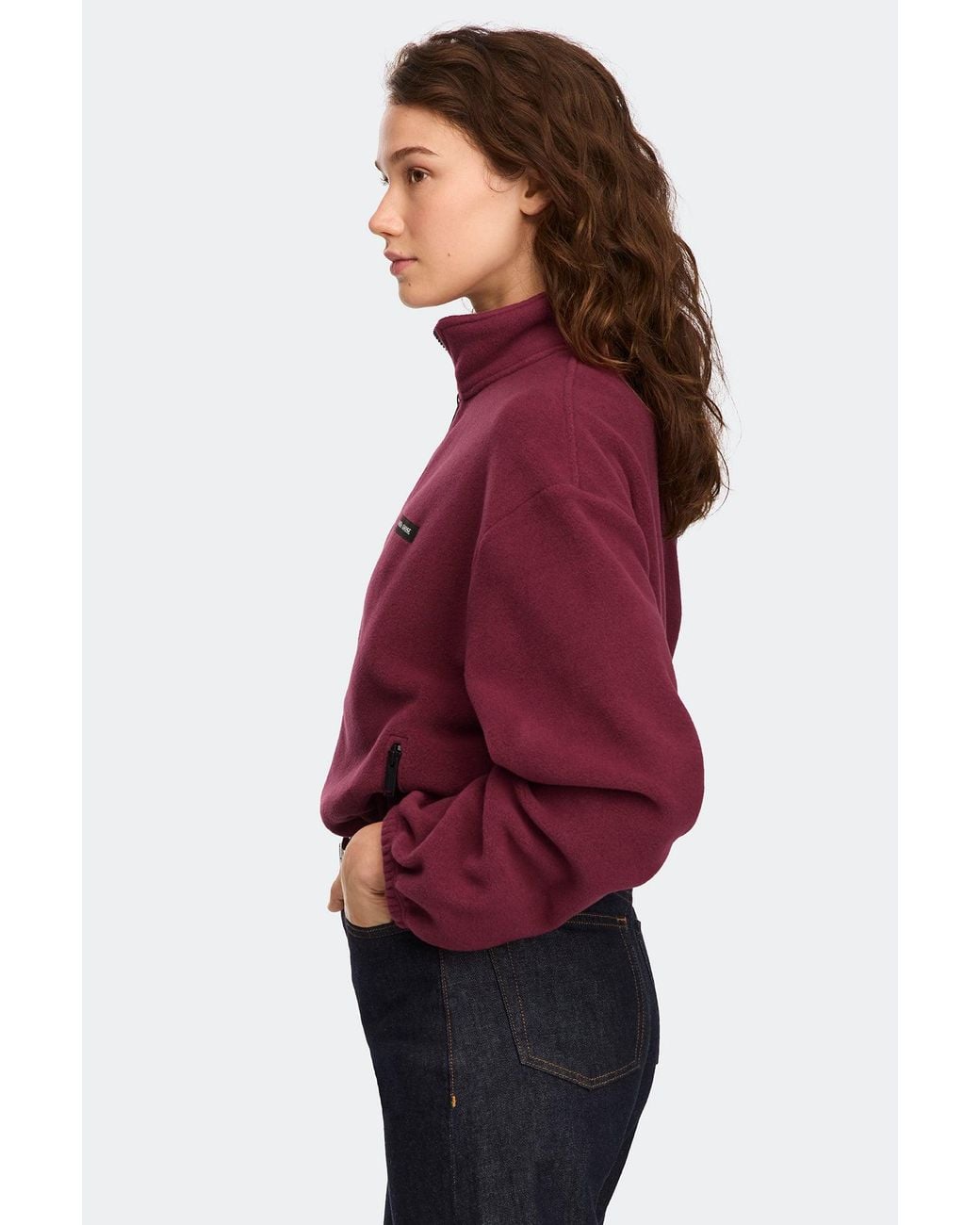 Canada Goose Red Tayen Fleece Jacket