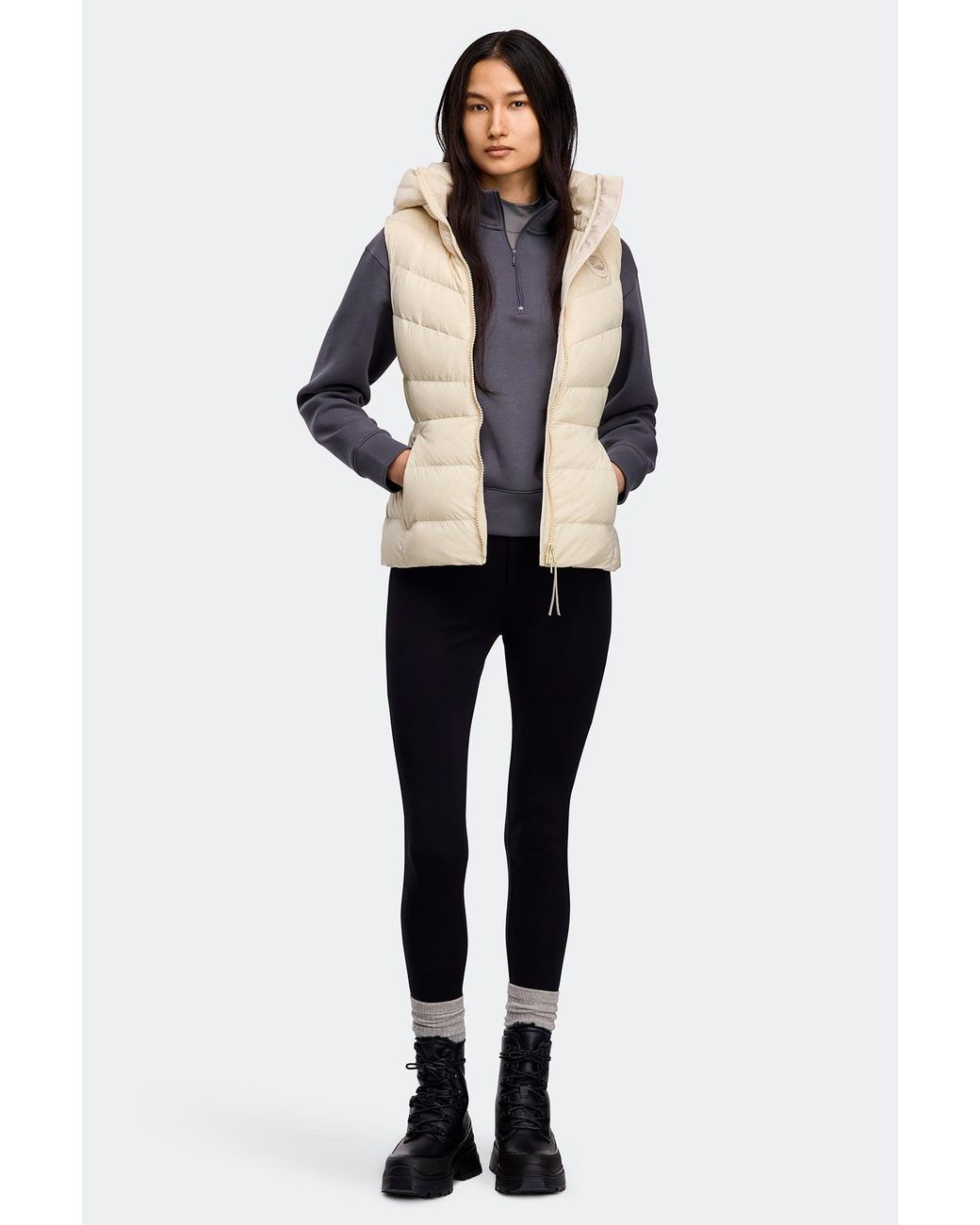 Canada Goose Black Clair Vest Tonal Disc