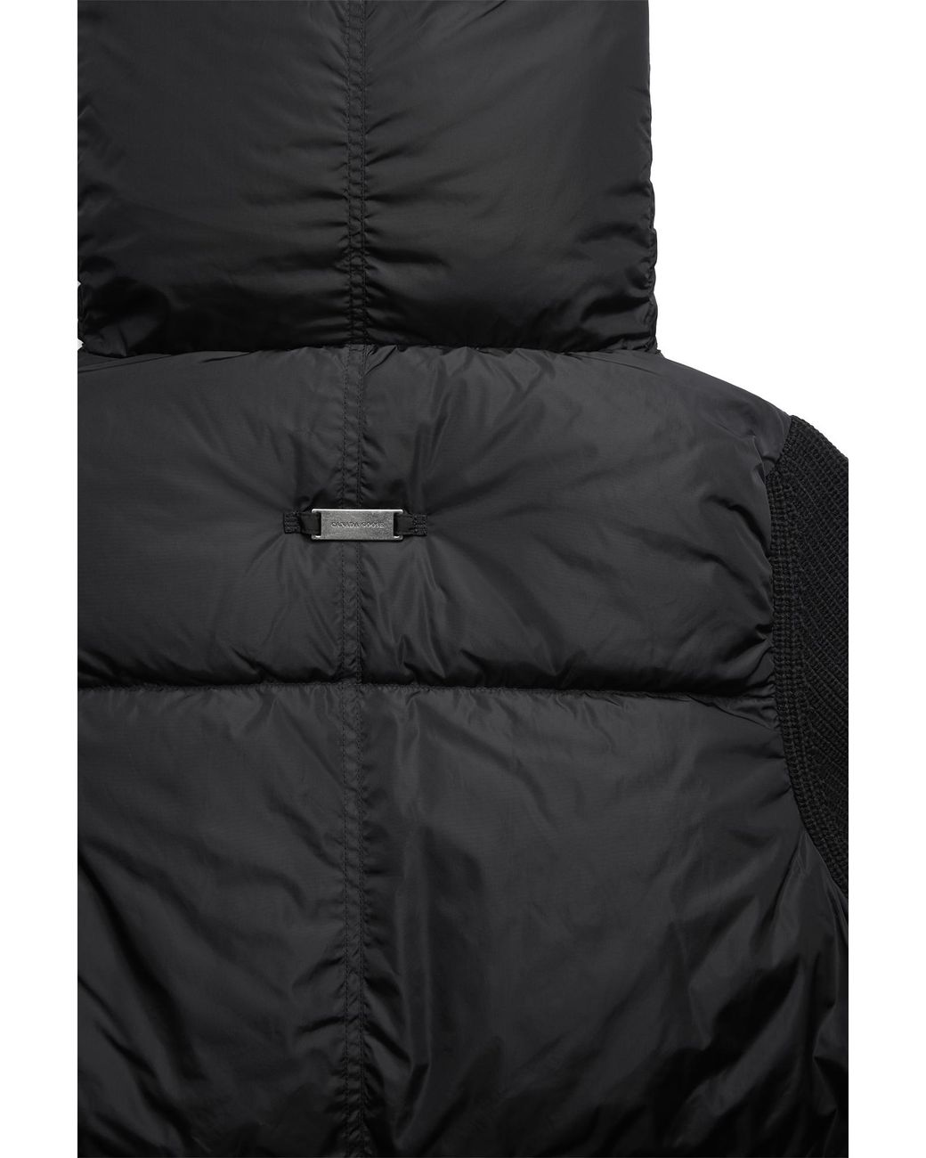 Canada Goose Black Hybridge Astoria Knit Hoodie