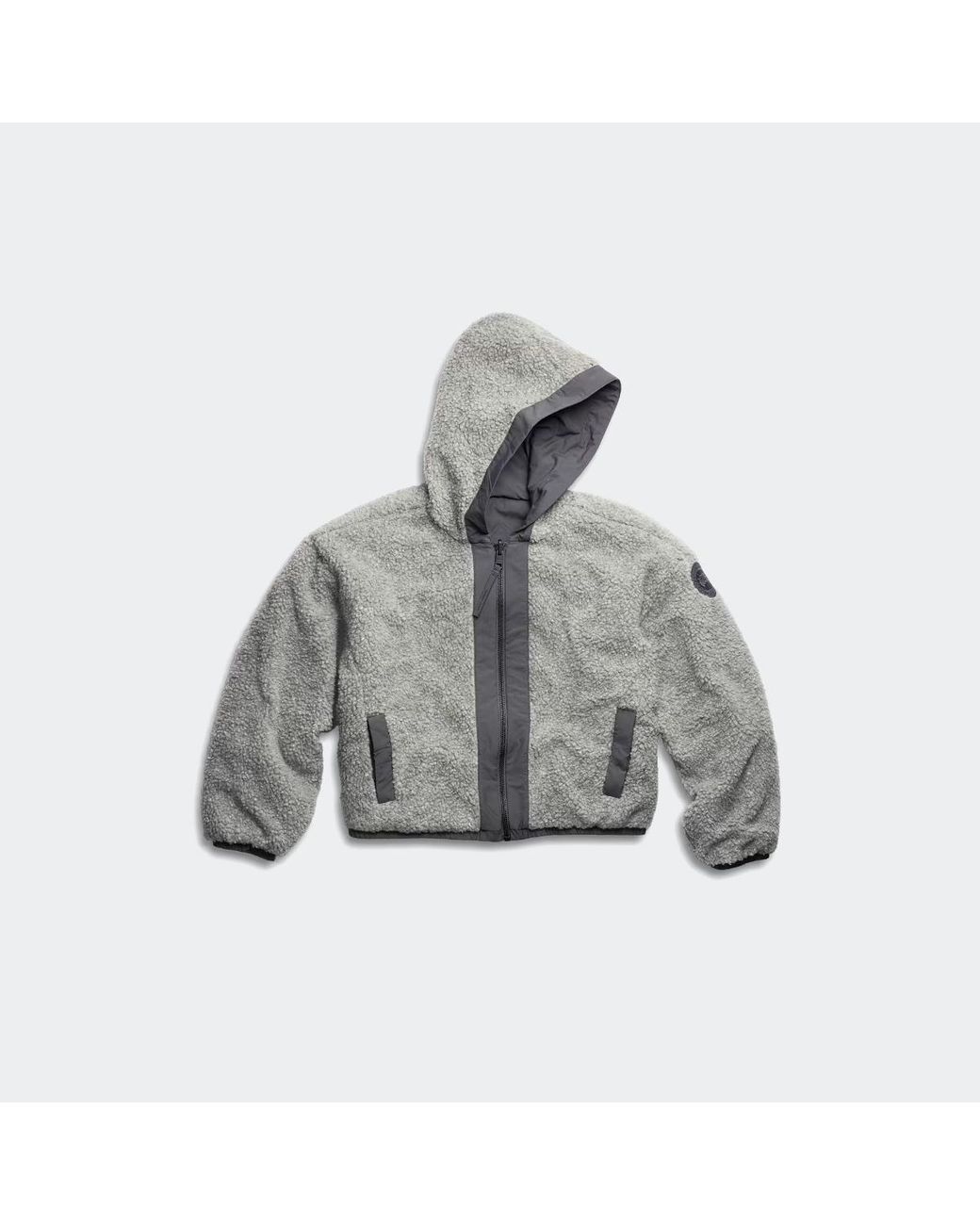 Canada Goose Gray Alberni Reversible Fleece Bomber