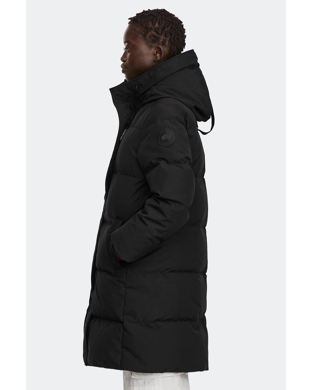 Canada Goose White Louise Parka Tonal Disc