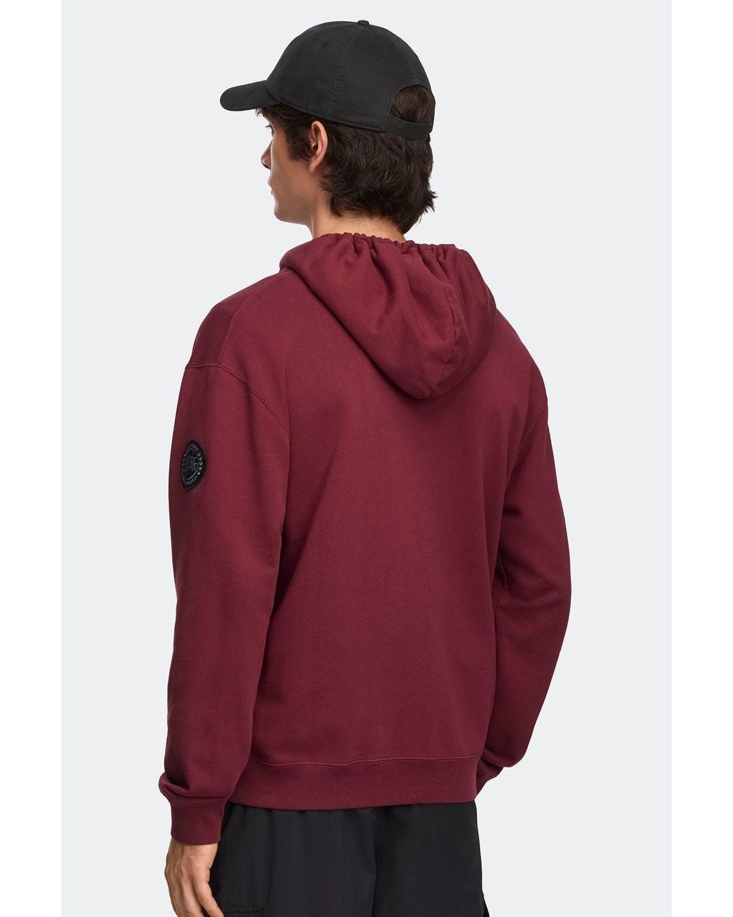 Canada Goose Red Loon Full Zip Hoodie Disc for men