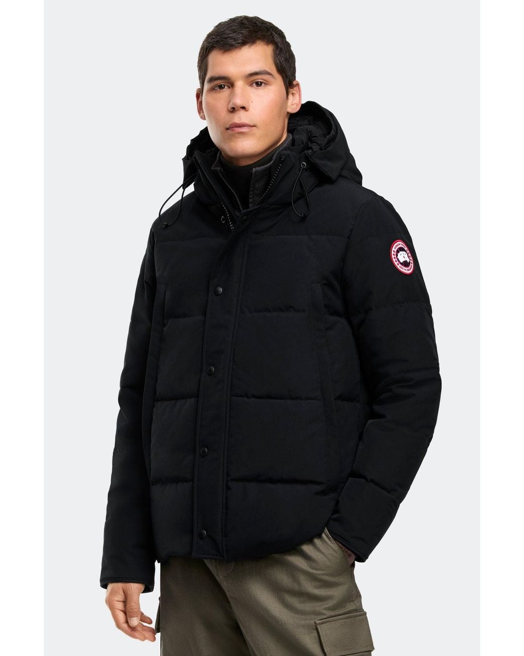 Canada Goose Black Wyndham Parka for men