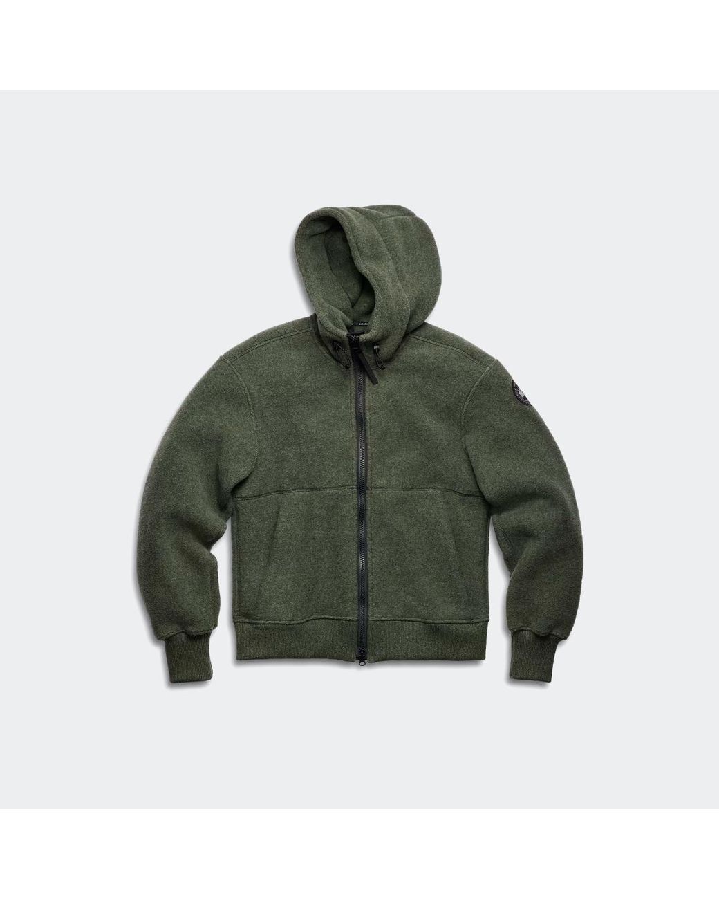 Canada Goose Green Chilliwack Fleece Bomber Disc for men