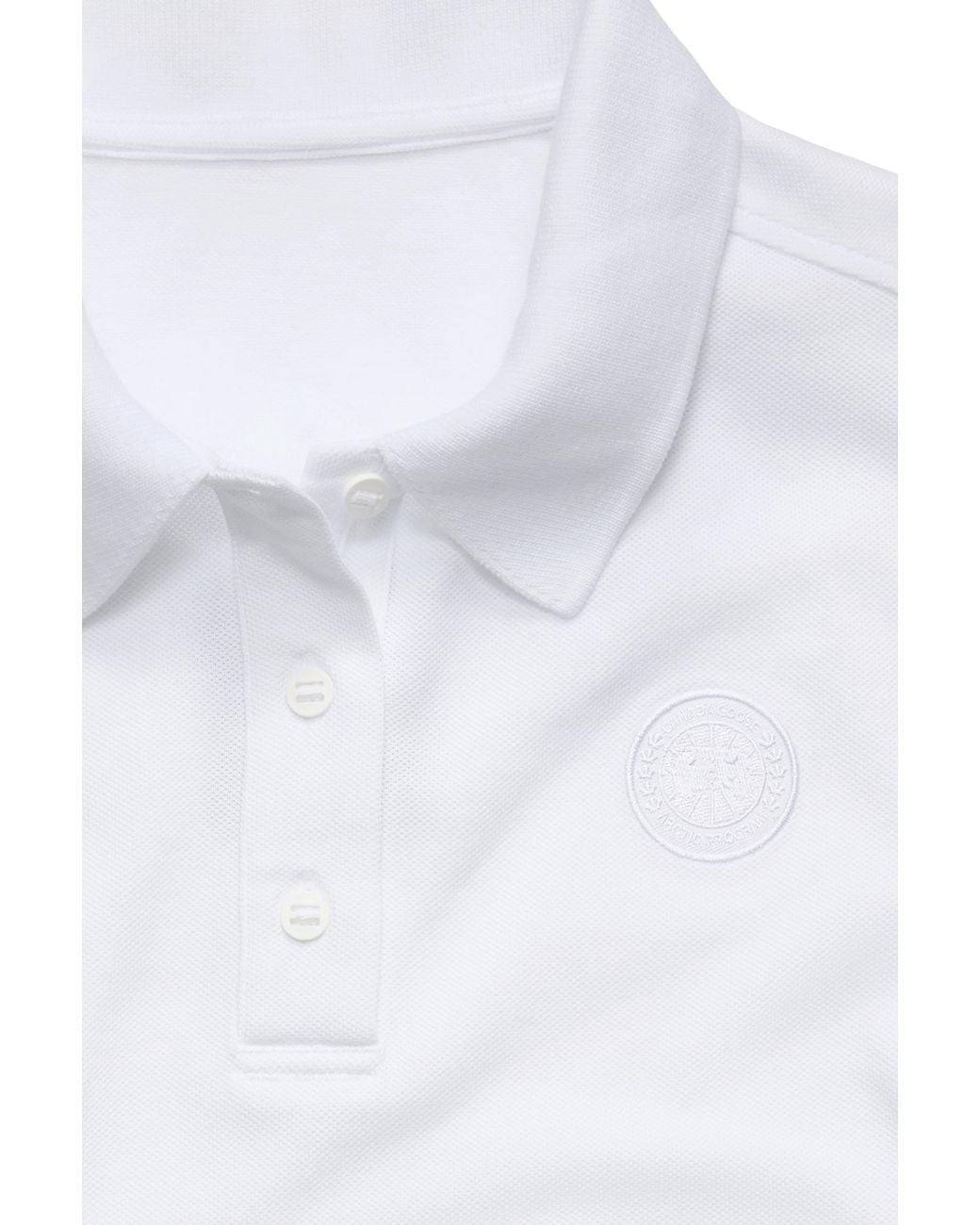 Canada Goose White Almira Polo