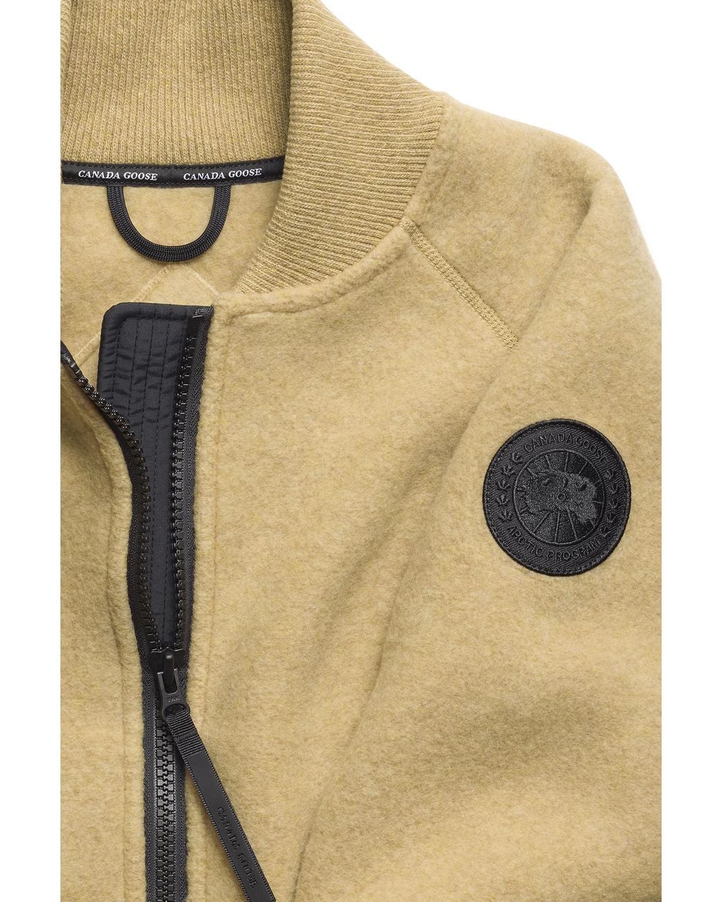 Canada Goose Natural Sierra Fleece Bomber Disc