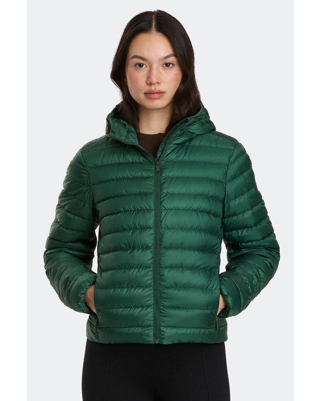 Canada Goose Green Aethera Hoodie Tonal Disc