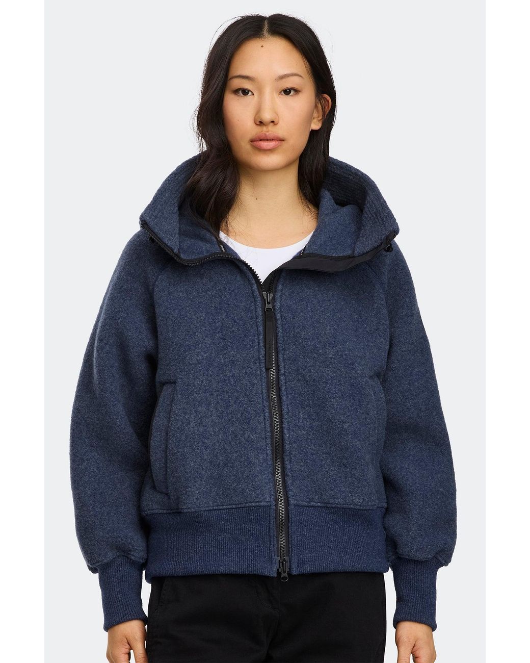 Canada Goose Blue Chilliwack Fleece Bomber Disc
