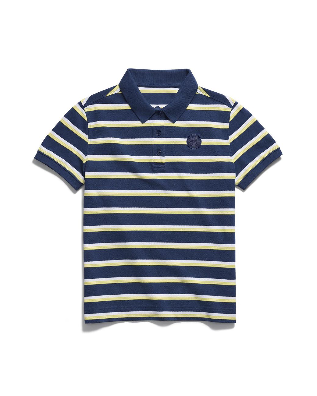 Canada Goose Blue Almira Striped Polo Tonal Disc