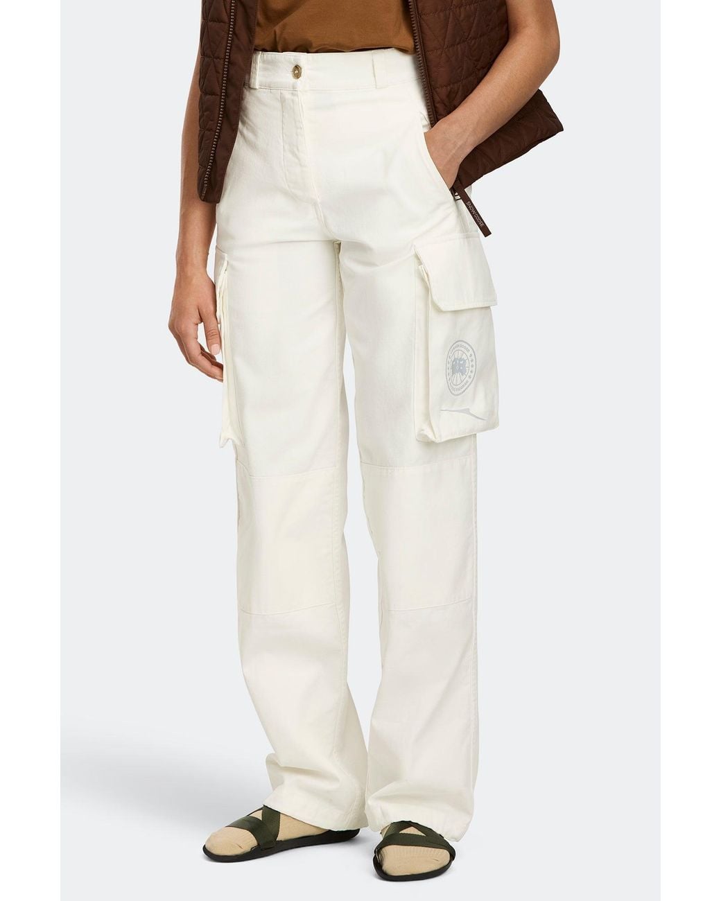 Canada Goose White Lighttrail Pant