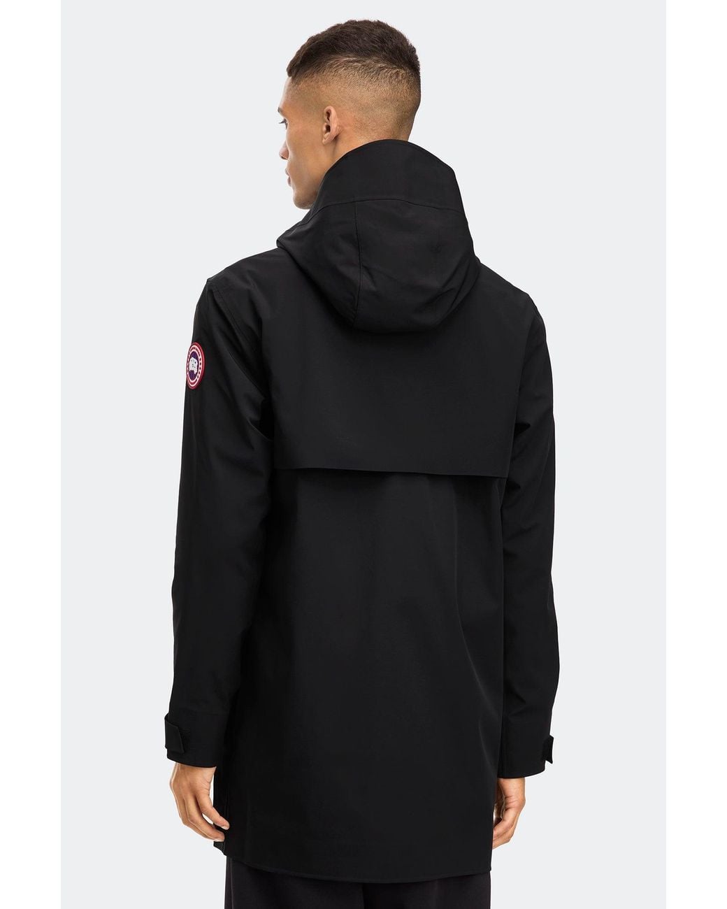 Canada Goose Black Barclay Rain Jacket for men