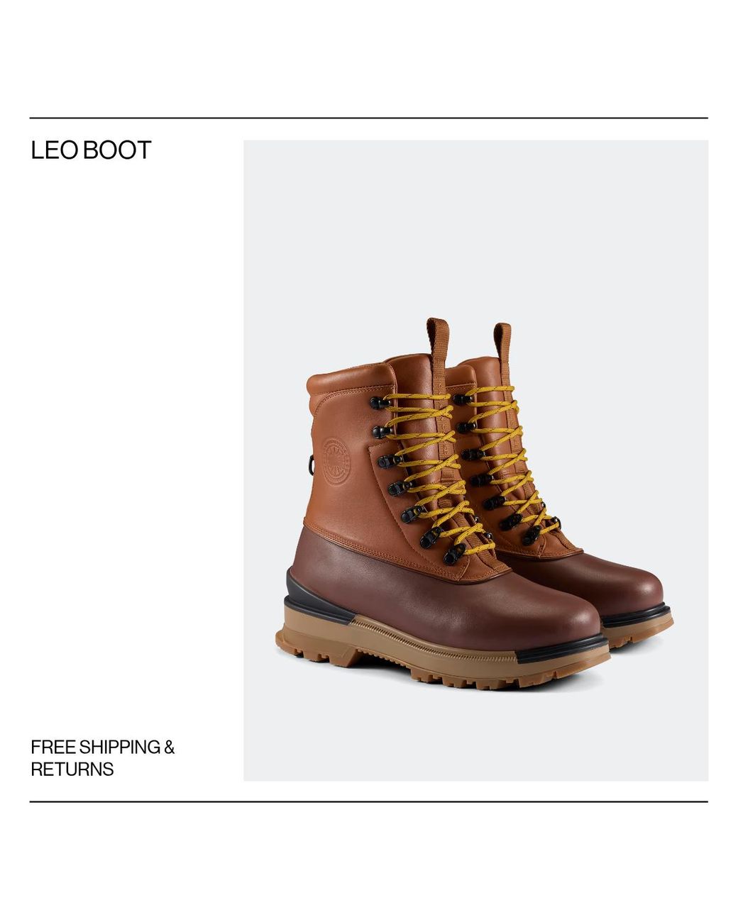 Canada Goose Brown Leo Boot for men