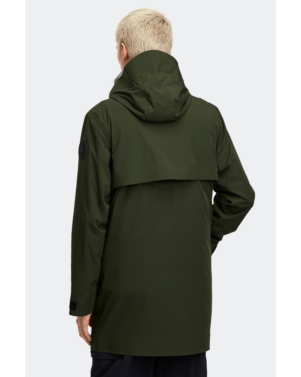 Canada Goose Green Barclay Rain Jacket Disc for men