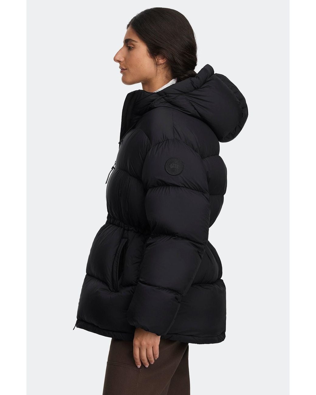 Canada Goose Black Fallon Puffer Coat