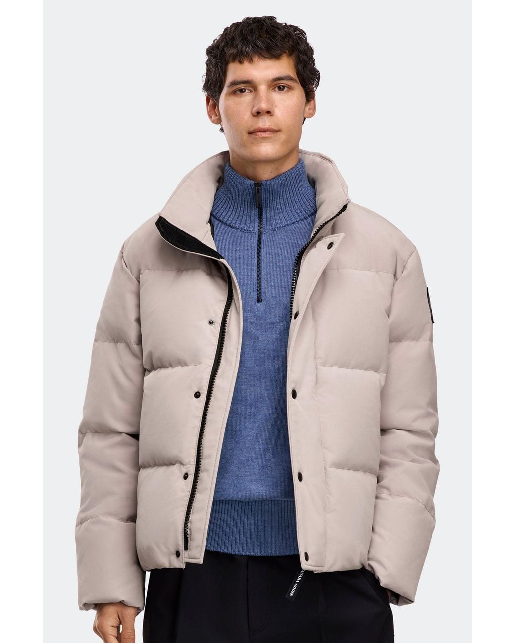 Canada Goose Blue Bayview Parka Disc for men