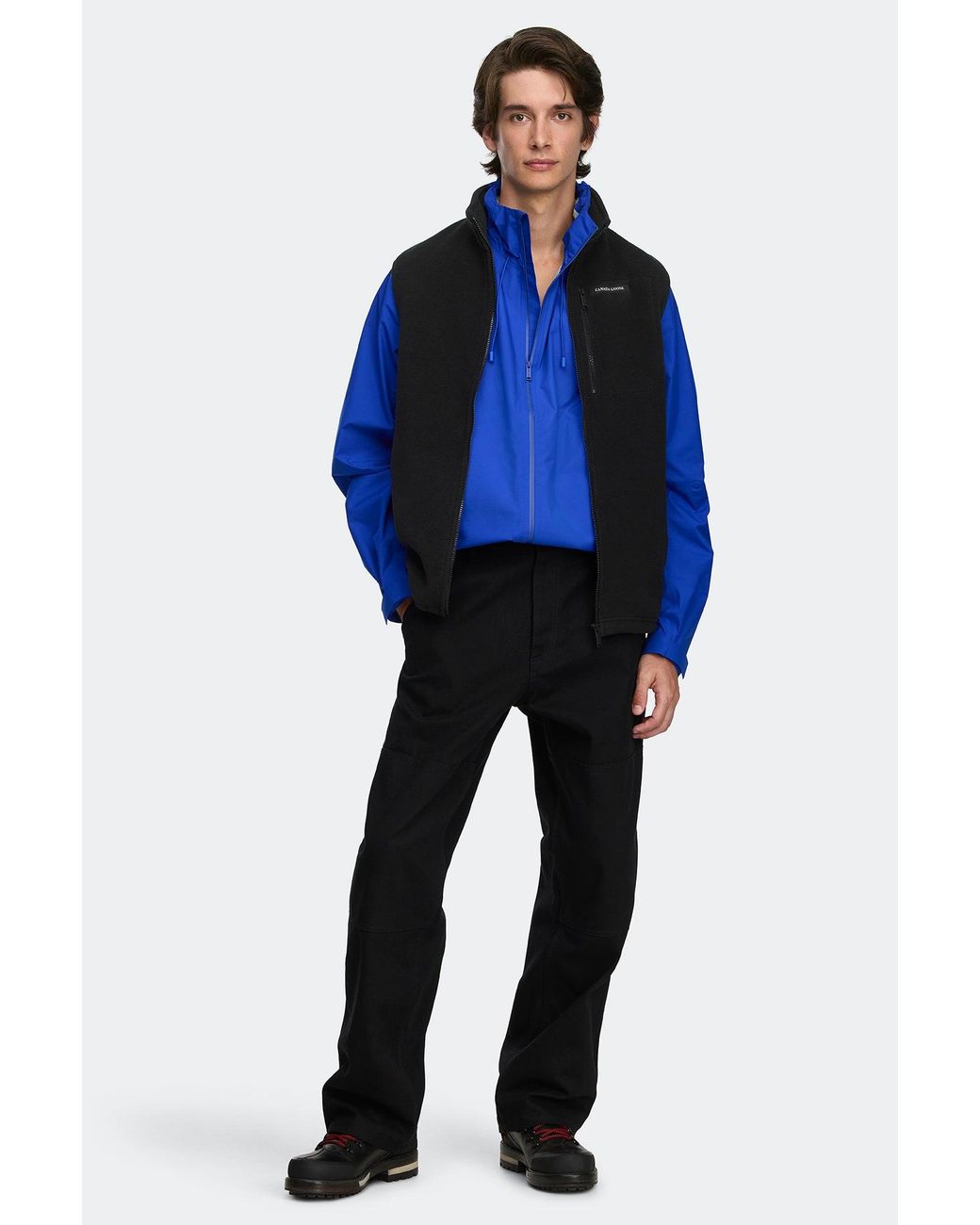 Canada Goose Blue Loma Fleece Vest for men