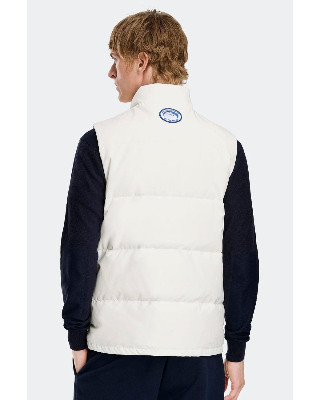 Canada Goose Blue Freestyle Crew Pbi Vest for men