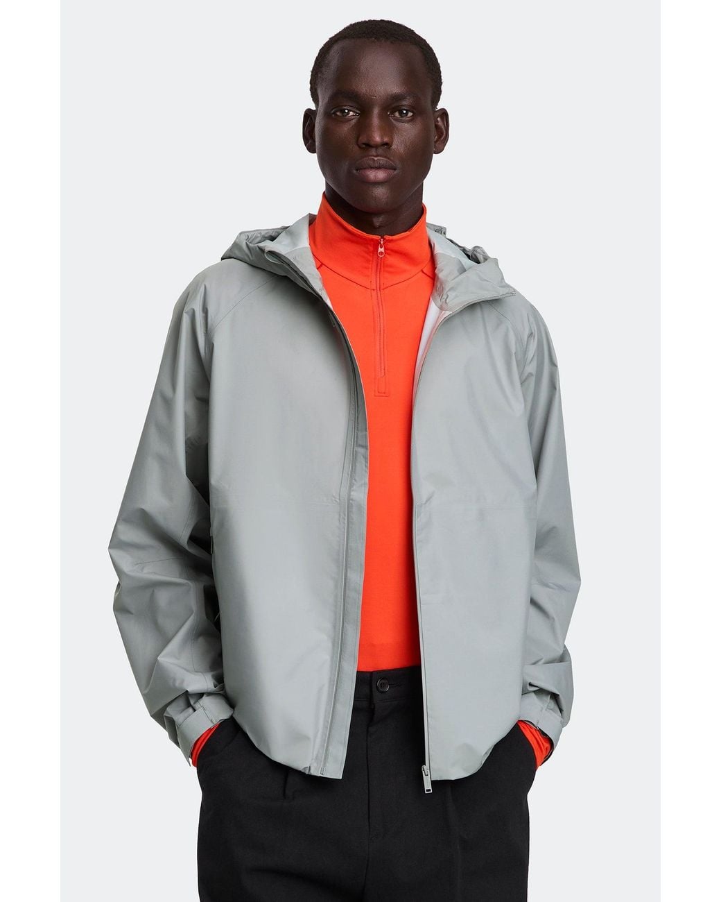 Canada Goose Gray Horizon Rain Jacket for men