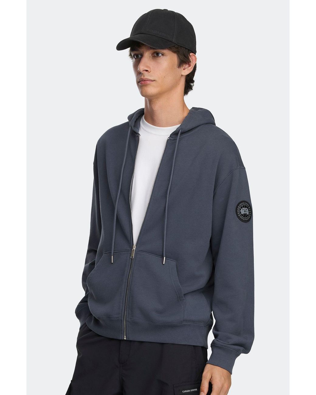 Canada Goose Blue Loon Full Zip Hoodie Disc for men