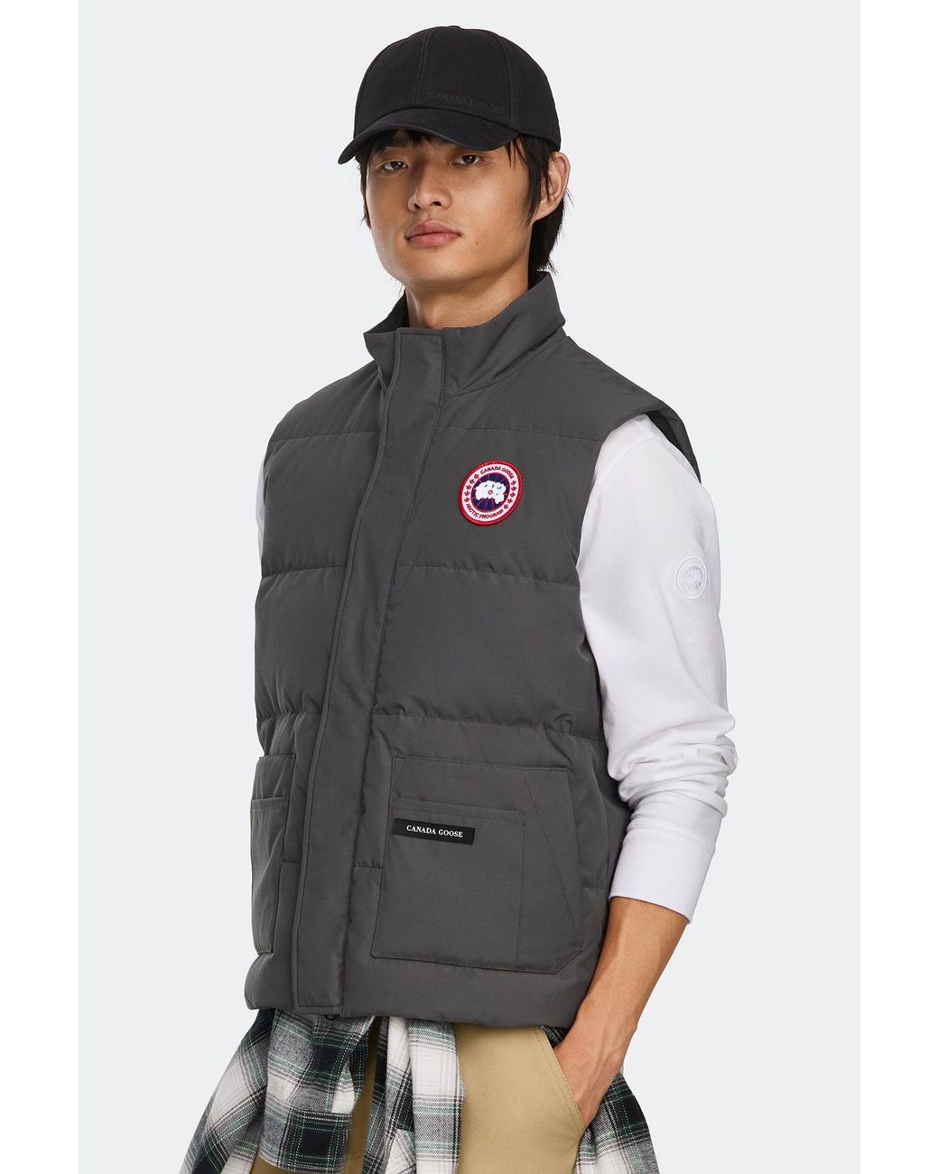 Canada Goose Gray Legacy Freestyle Vest for men