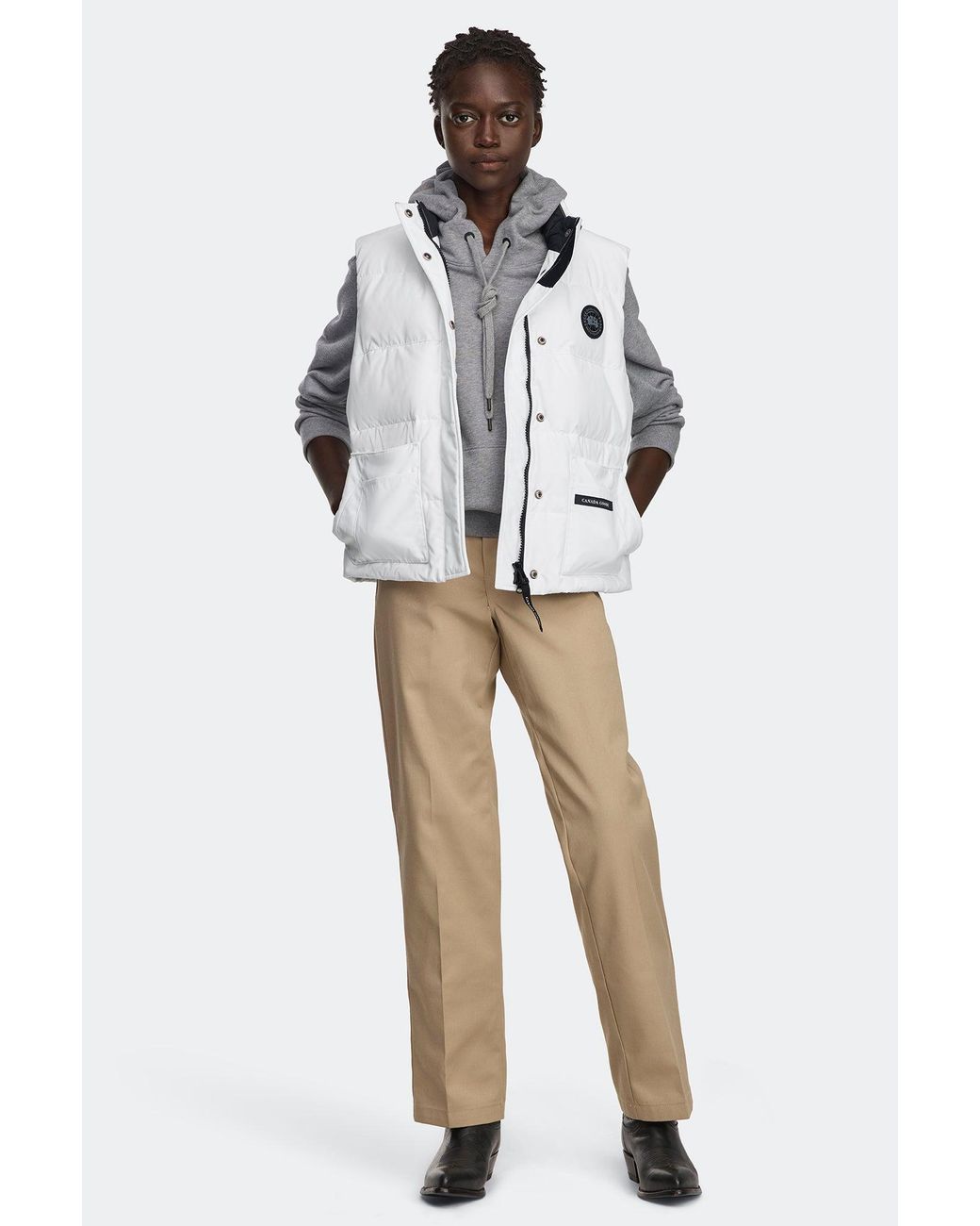 Canada Goose White Legacy Freestyle Vest Disc