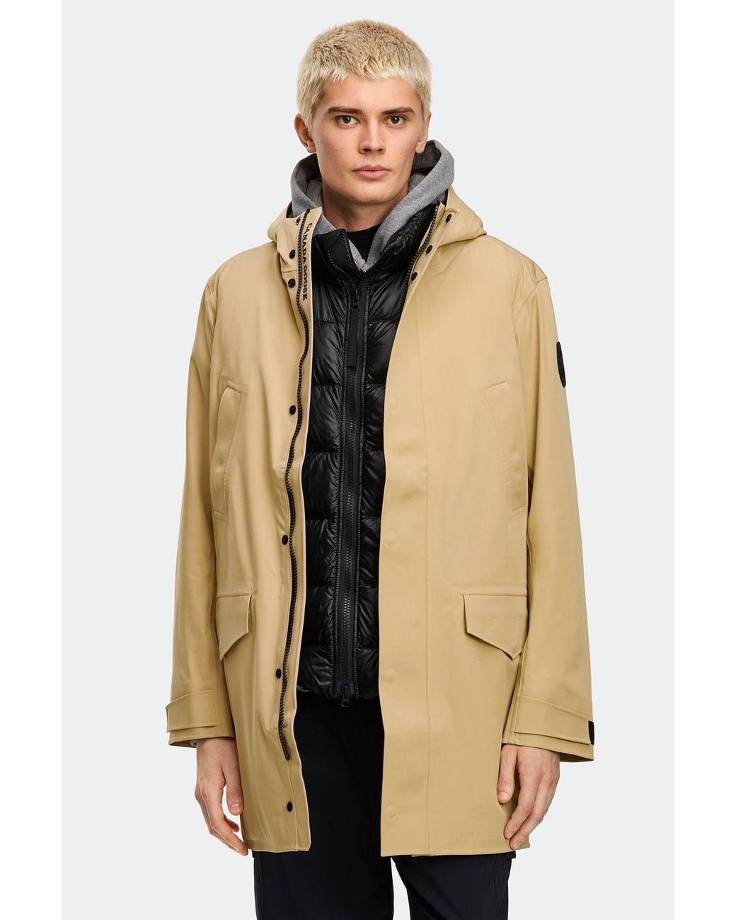 Canada Goose Natural Barclay Rain Jacket Disc for men