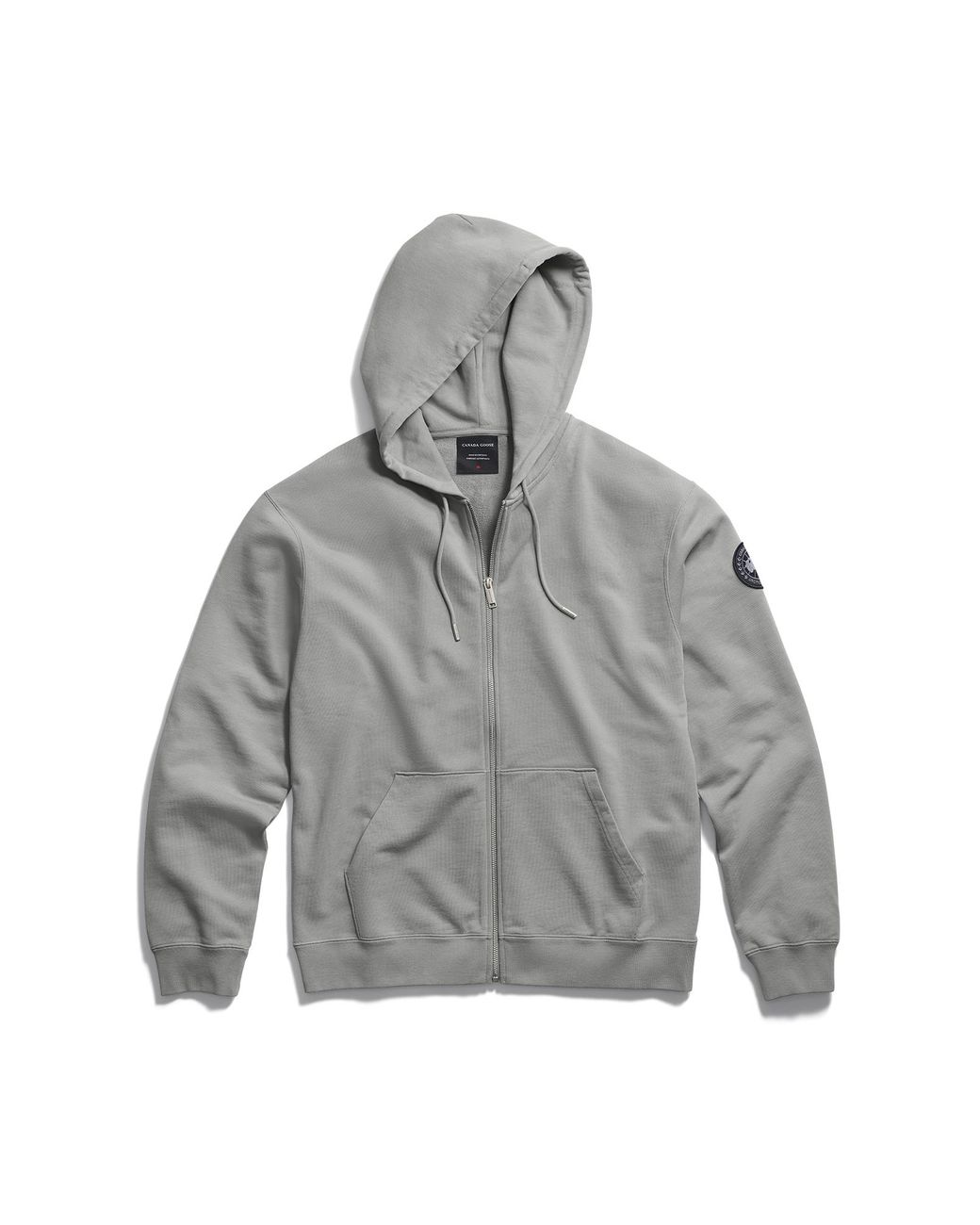 Canada Goose Gray Loon Full Zip Hoodie Disc for men