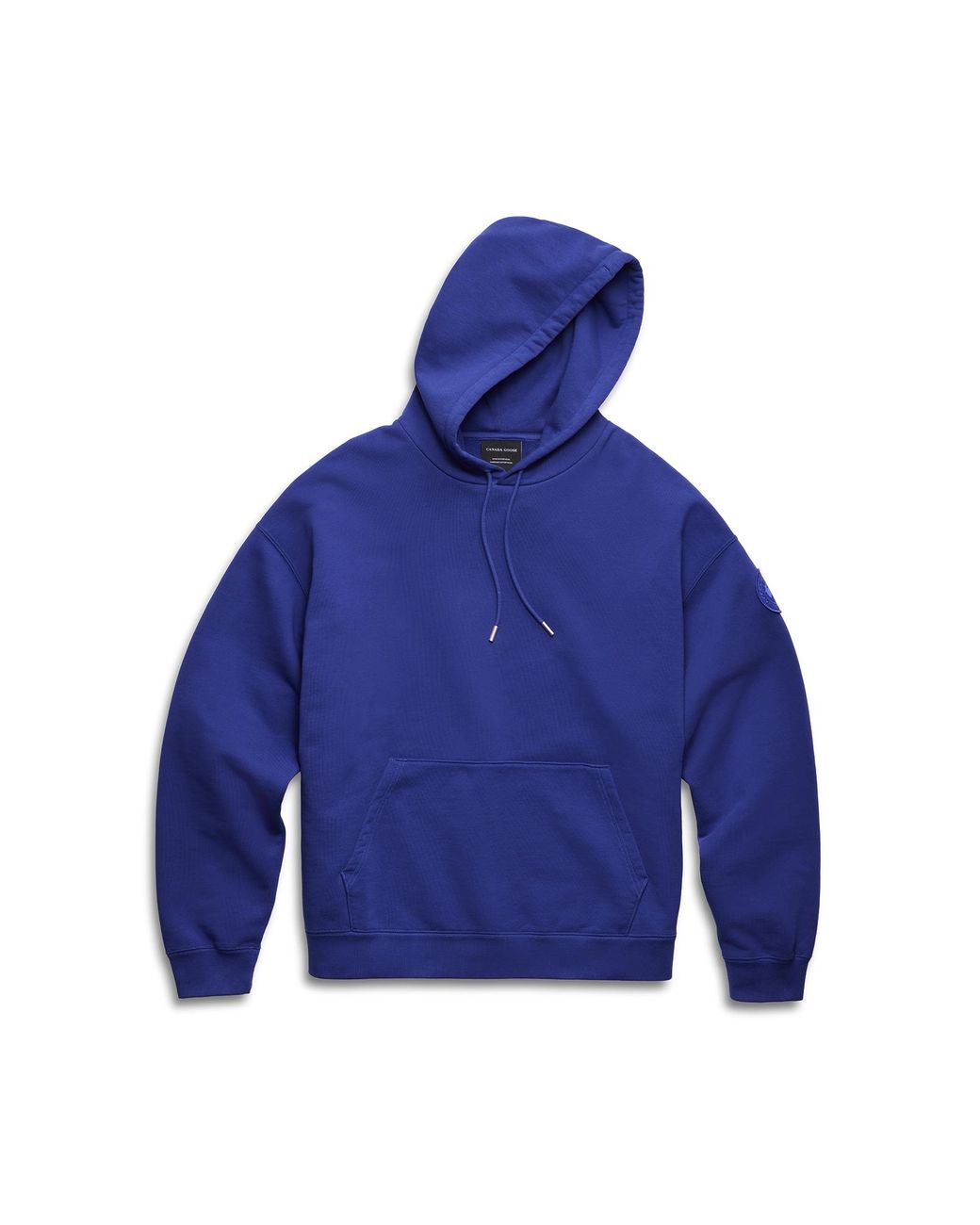 Canada Goose Blue Rove Hoodie Tonal Disc for men